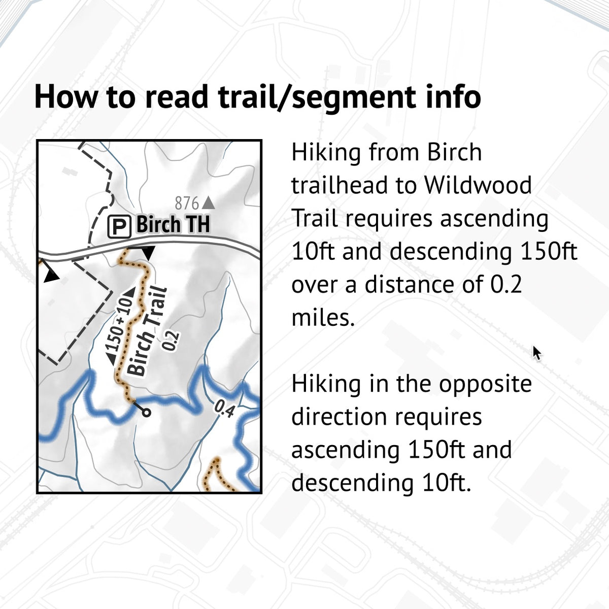 Forest Park wall map — trail markings and contour detail, Portland Oregon